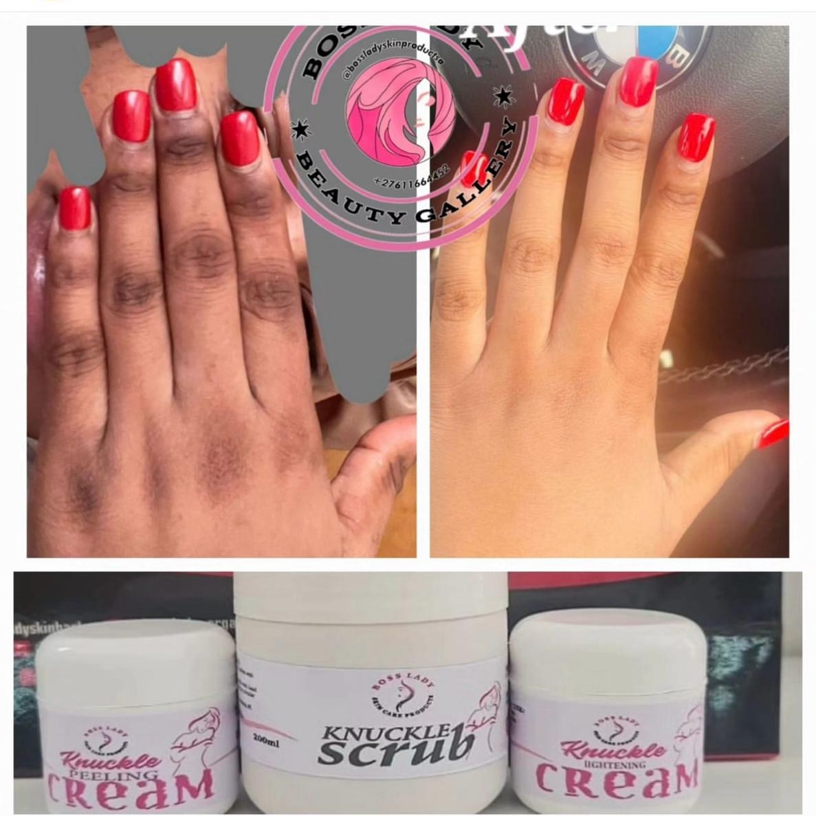 Knuckle Range — Scrub, Peel & Cream — customer result